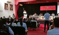 श्रीराम कॉलेज में तनाव प्रबंधन व स्वास्थ्य नामक शीर्षक पर गोष्ठी का आयोजन