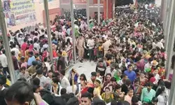 नवदुर्गा की शुरुआत, मंदिरों में उमड़ी भक्तों की भारी भीड़