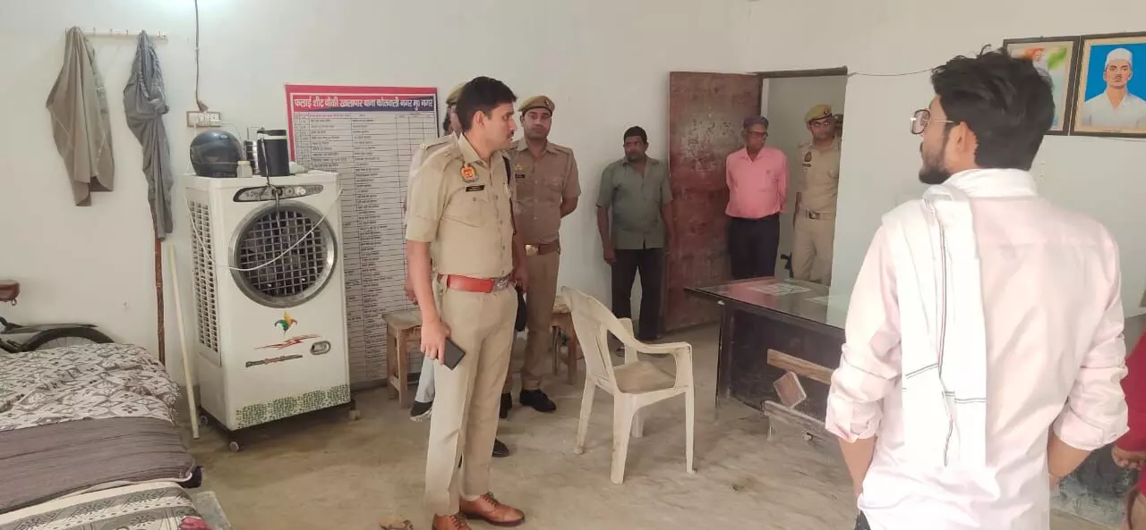 निरीक्षण कर बोले एसपी सिटी- आपराधिक घटनाओं पर रखी जाये पैनी नजर