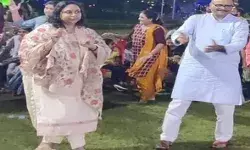 डिप्टी CM ने पत्नी संग राजभवन में किया गरबा- कई अन्य मंत्रियों ने भी..