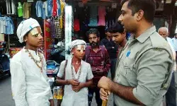 मंत्रविहिन बाल ब्रह्मचारियों को सिपाही ने ऐसे दिया शिक्षा का मंत्र