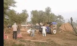 झगड़े में गिरे युवक का मर्डर- चढ़ाया ट्रैक्टर का पहिया- मौके पर हुई मौत