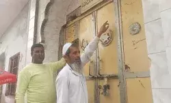 माहौल बिगाड़ने का प्रयास- धर्मस्थल पर लिखा जय श्री राम