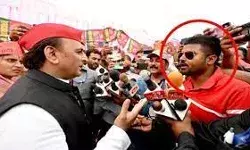 टोंटी चोर के सवाल पर उखड़ गए अखिलेश यादव - पत्रकार पर भड़के टोंटी चोर के सवाल पर उखड़ गए अखिलेश यादव - पत्रकार पर भड़के