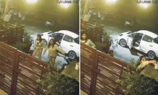चमचमाती कार में पहुंची दो लड़कियां गमले चोरी कर फरार- कमरे में कैद..