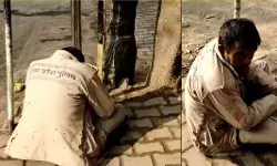 दरोगा जी को लगी ठंड तो चढ़ा लिए दारू के पैग- भिनभिनाई मक्खियां