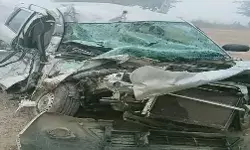 खड़े ट्राले में घुसी वैगनआर- एयर फोर्स कर्मी की मौत- साथी हुआ घायल