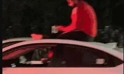 रील के लिए कार बनी मयखाना- छत पर बैठ छलकाए जाम