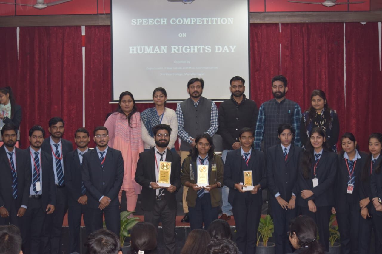मानवाधिकार दिवस: श्री राम कॉलेज में हुआ अलग-अलग कायक्रमों का आयोजन