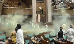 बड़ी चूक- दो युवक दर्शक दीर्घा से संसद में कूदे-छोड़ी पीले रंग की गैस