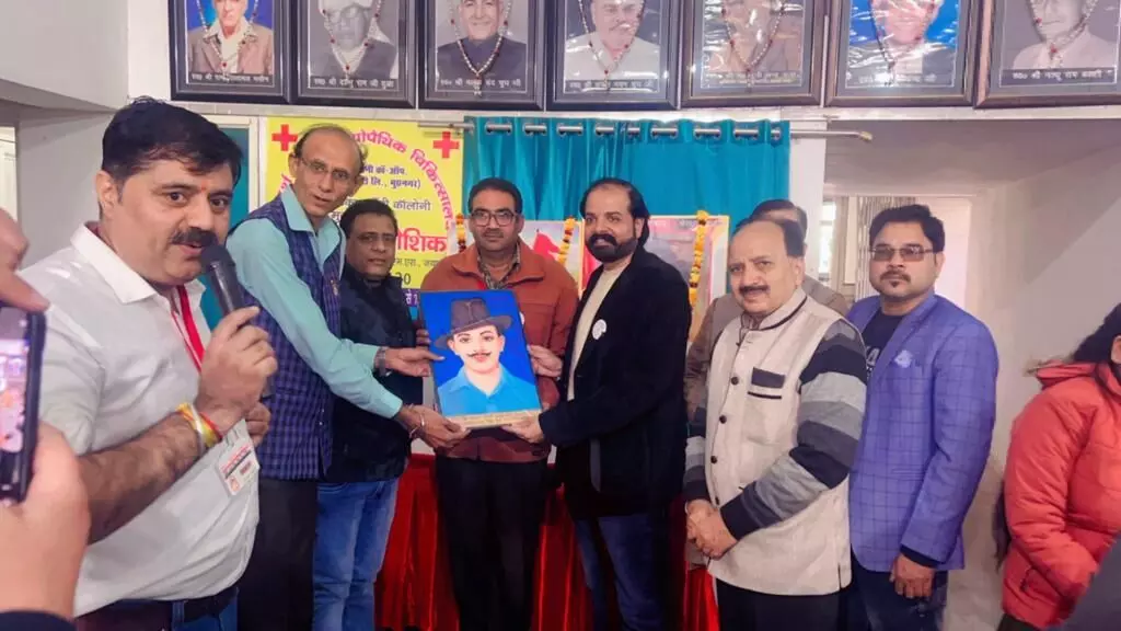 शहीद भगत सिंह सेवादल (रजि.) द्वारा लगाए गये कैंप और रक्तदान शिविर मे उमड़ी भीड़