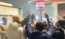 गिरते तापमान के बीच लोगों को गर्म रखने की कवायद- सडकों पर लगे हीटर