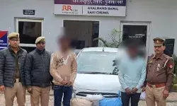 दो तस्करों को अरेस्ट कर बरामद किया गांजा- कार्रवाई कर भेजा जेल