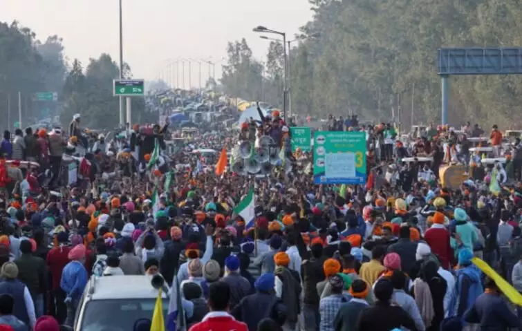 किसानों का दिल्ली कूच आंदोलन- शुक्रवार को भारत बंद का ऐलान