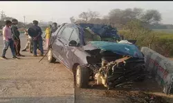 सड़क दुर्घटना में पुलिस भर्ती परीक्षा के अभ्यर्थी की मौत, इतने लोग घायल सड़क दुर्घटना में पुलिस भर्ती परीक्षा के अभ्यर्थी की मौत, इतने लोग घायल