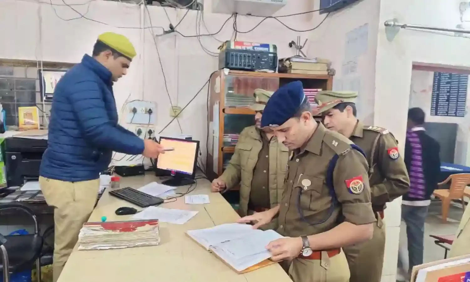 निरीक्षण करने अचानक पहुंचे एसपी सिटी- जायजा लेकर परखी व्यवस्थाएं