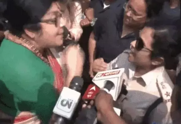 संदेशखाली जा रही BJP महिला टीम की रोकी राह- सांसद हिरासत में