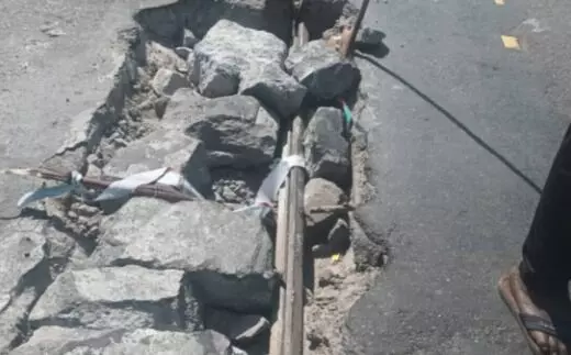 निर्माण में गड़बड़झाला- हाईवे पर नदी के पुल में आई बड़ी दरार निर्माण में गड़बड़झाला- हाईवे पर नदी के पुल में आई बड़ी दरार