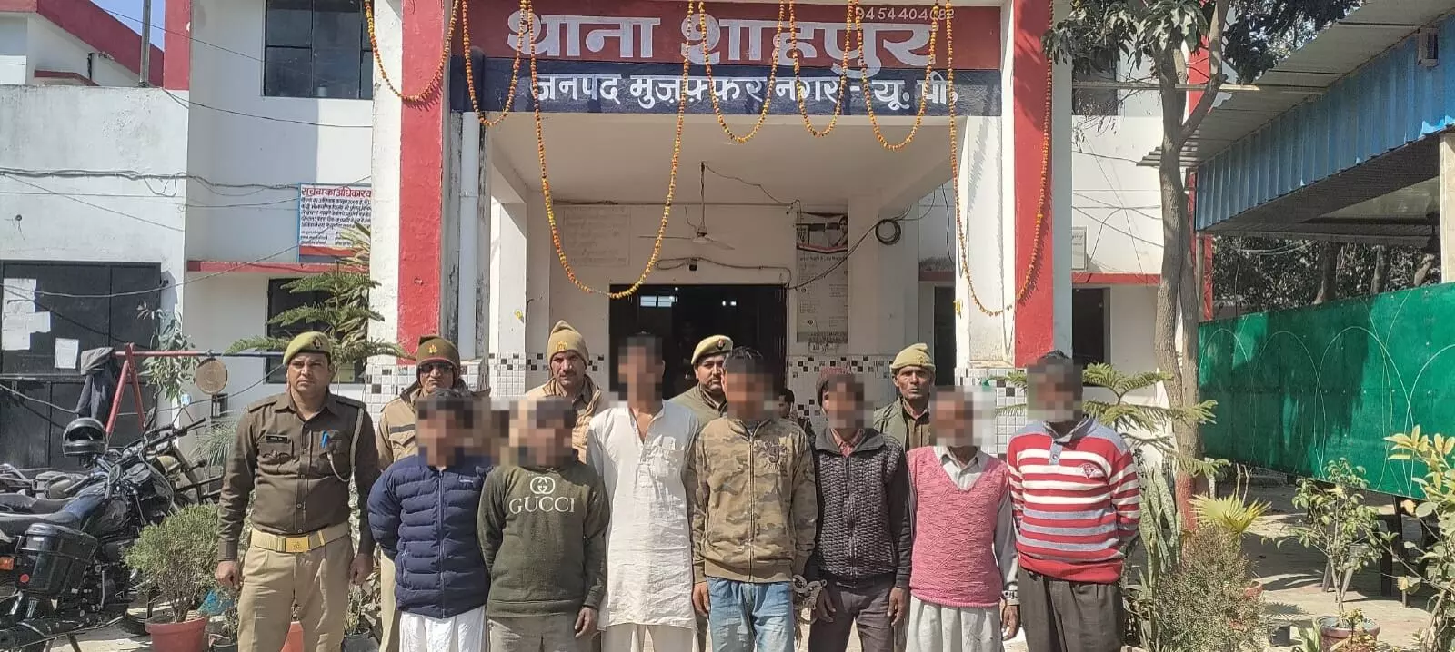 SSP के नेतृत्व में पुलिस ने पकडे 18 वारंटी- 7 अरेस्ट कर शाहपुर टॉप पर