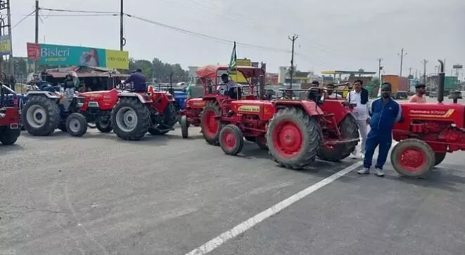 हाईवे पर भारतीय किसान यूनियन का कब्जा- 5 घंटे तक सड़क किसानों..