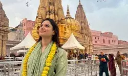 अभिनेत्री ने काशी विश्ननाथ मंदिर में किये दर्शन- तस्वीर की साझा
