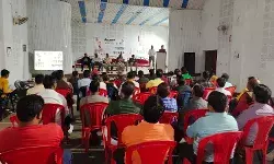 सुरक्षा व्यवस्था को लेकर पुलिस ने पब्लिक से किया जनसंवाद- बनेगी योजना