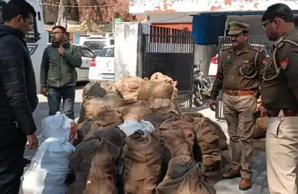 करोड़ों रुपए की प्रतिबंधित लकड़ी के साथ 6 तस्कर गिरफ्तार