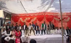 हरेंद्र मलिक की जीत के लिए गठबंधन नेताओं ने भरा कार्यकर्ताओं में जोश