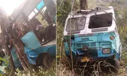 बस दुर्घटनाग्रस्त में एक की मौत - अन्य लोग गंभीर रूप से हुए घायल बस दुर्घटनाग्रस्त में एक की मौत - अन्य लोग गंभीर रूप से हुए घायल