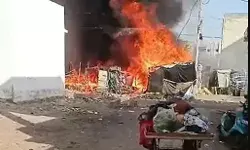 12 परिवारों को जिंदा जलाने की कोशिश- ठेकेदार ने झोपड़िया में लगाई आग