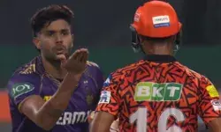फ्लाइंग किस पड़ी भारी- KKR की जीत के हीरो हर्षित राणा पर ठोका जुर्माना फ्लाइंग किस पड़ी भारी- KKR की जीत के हीरो हर्षित राणा पर ठोका जुर्माना