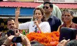 कंगना रणौत ने अपने गृह हलके में चुनाव प्रचार किया शुरू