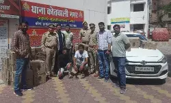 तस्करी का बदलता स्वरूप- लग्जरी गाड़ियों में शराब की तस्करी- 2 अरेस्ट
