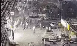 स्टील प्लांट में मिथेन गैस का रिसाव- जान बचाकर भागे कर्मचारी