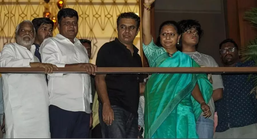 शराब नीति घोटाला- जेल में बंद के कविता को सीबीआई ने किया गिरफ्तार