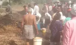 मंढे की दावत मे हादसा- सिलेंडर में लगी आग में 3 झुलसे- लाखों का नुकसान