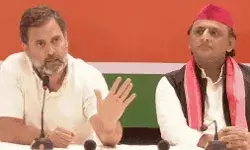लोकसभा चुनाव 2024-UP के 2 लड़कों की प्रेसवार्ता में गठबंधन सॉन्ग लॉन्च