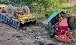 ट्रक एवं ट्रैक्टर ट्रॉली भिडंत में चार महिलाओं की मौत- दो दर्जन जख्मी