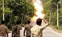 हाईवे पर LPG लदे ट्रक में आग- घर छोड़कर भागे लोग- धमाकों से दहला...