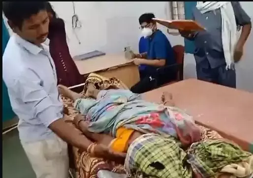 महुआ बीन रही महिला पर भालू का हमला- हॉस्पिटल ले जाते समय...