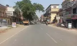 यूपी में गर्मी के तेवर तल्ख- सड़कों पर पसरा सन्नाटा