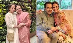धर्मेंद्र-हेमा मालिनी की शादी सालगिरह पर बेटी ईशा देओल ने दी बधाई