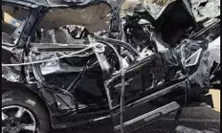 बाइक को टक्कर मारने के बाद बस में घुसी स्कॉर्पियो- पांच लोगों की मौत बाइक को टक्कर मारने के बाद बस में घुसी स्कॉर्पियो- पांच लोगों की मौत