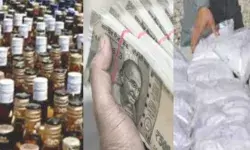 लोकसभा चुनाव- अभी तक 42447.47 लाख की शराब, ड्रग्स, नगदी जब्त