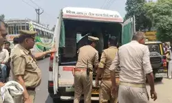 कैंटर से कुचलकर जीजा साले की मौत- जा रहे थे मशीन देखना