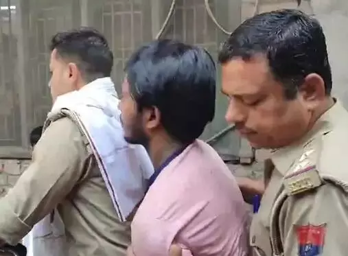 गांव वालों ने दबोचा बच्चा चोर-फिटनेस करने के बाद पुलिस को सौंपा