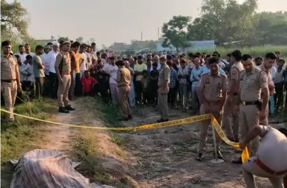 गोली मारकर युवक का मर्डर-गांव के बाहर खेत में पड़ी मिली लाश