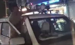 IAS अधिकारी की गाड़ी पर लगी बत्ती और हूटर उतरवाने को लेकर घमासान