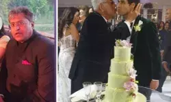 एक भगोड़ा भारत के दूसरे भगोड़े के बेटे की शादी में दिया दिखाई एक भगोड़ा भारत के दूसरे भगोड़े के बेटे की शादी में दिया दिखाई