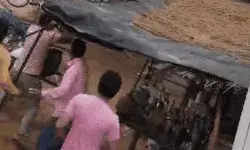 चालान काटने को लेकर बवाल- पुलिस को दौड़ा दौड़ाकर पीटा- फोड़ा सिर